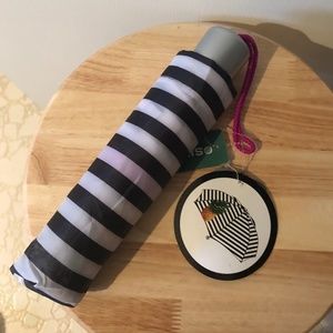 Sailor stripes and pineapple manual umbrella NWT